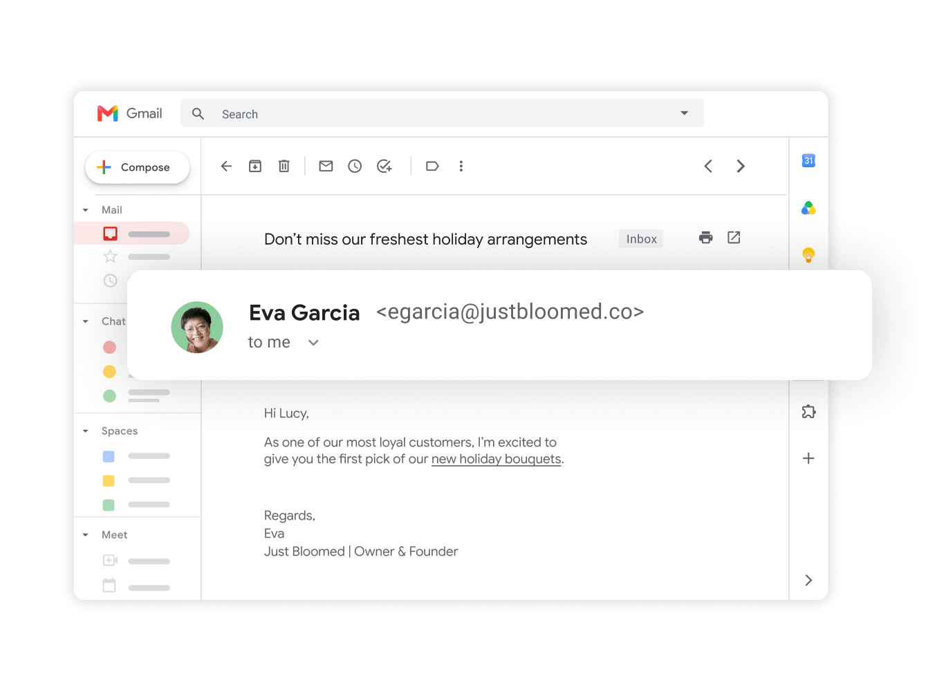 Workspace User with custom professional email